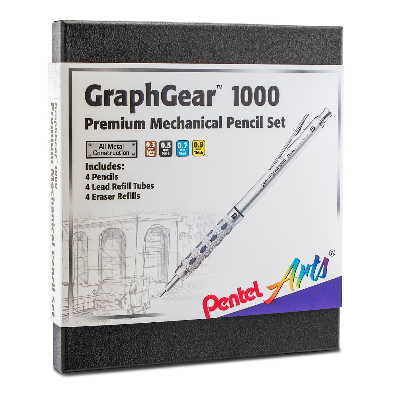 Pentel® GraphGear™ 1000 Mechanical Pencil Box Set